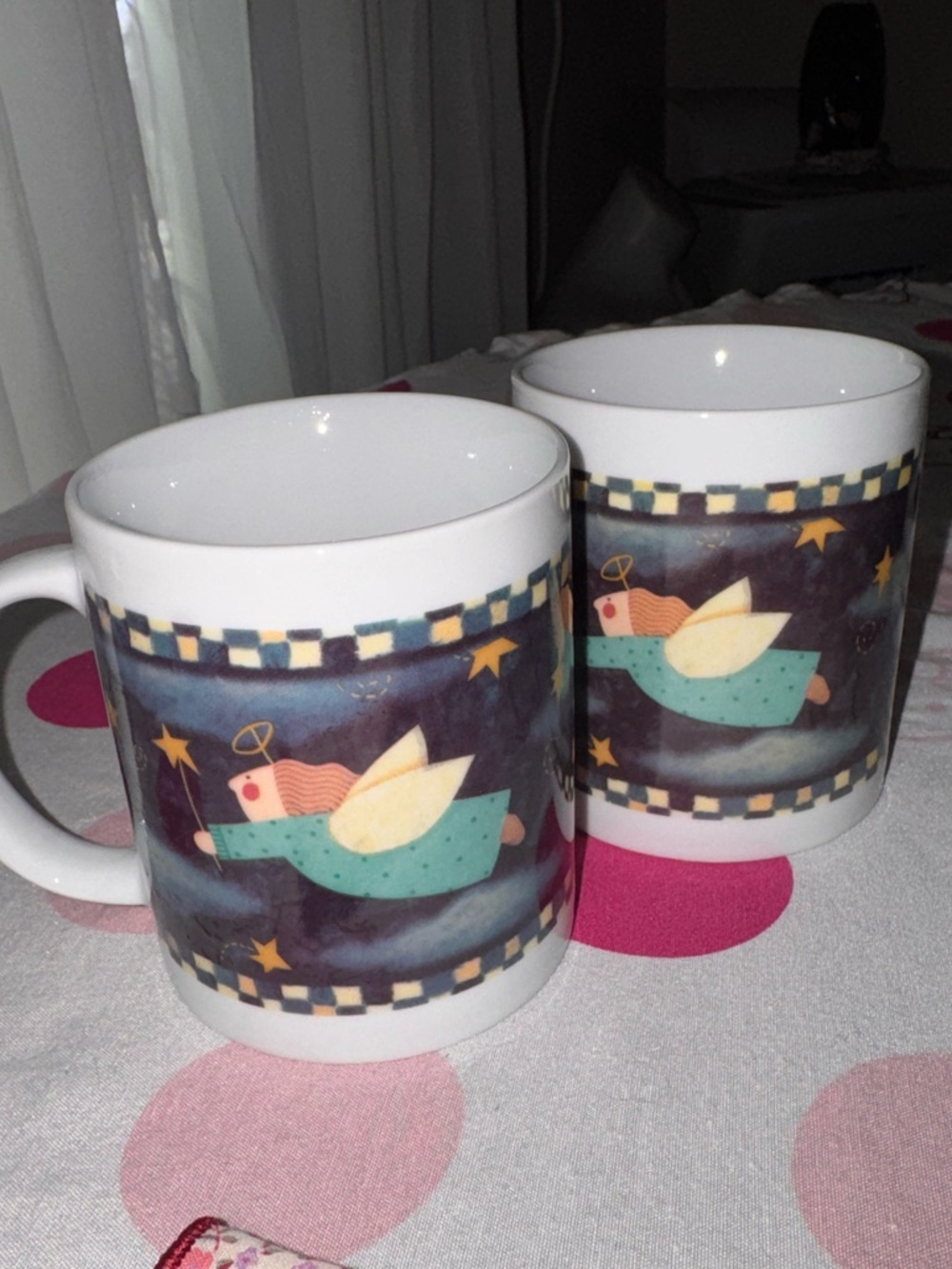 Vintage 1997 Folk Angels Mugs
